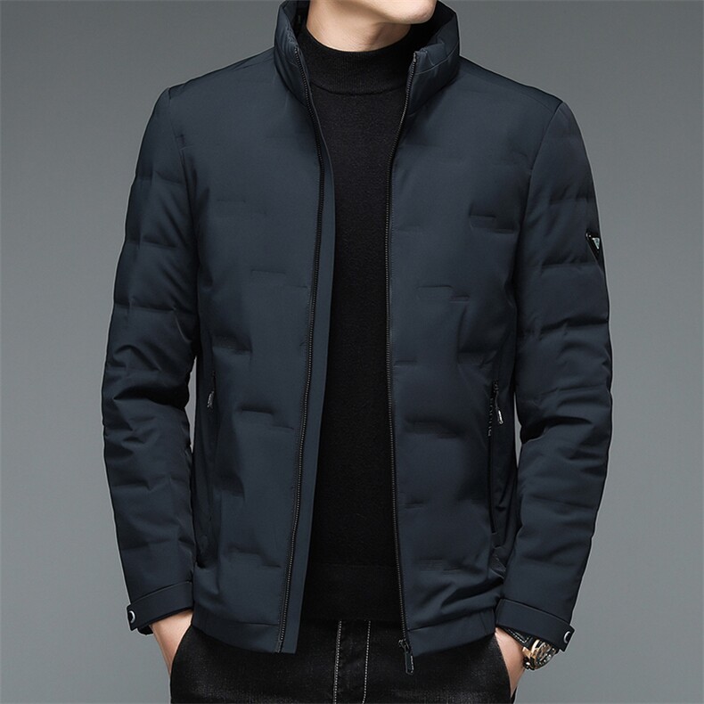 AN9855钱塘2020-3秋冬新款中长款男士立领保暖羽绒服外套P245,男装羽绒服,钱塘207-3