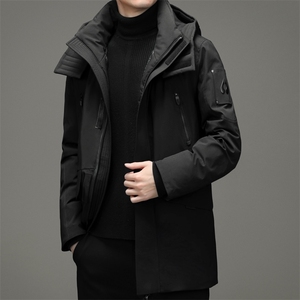 BF2903钱塘2020-2中青年男士冬季厚款时尚休闲简约羽绒服P390图片