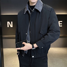 标50白鸭绒轻薄夹克式男装羽绒服冬季外套B317-Y8023-P195，男装夹克，电商B317