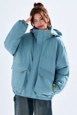 新款冬季大码羽绒棉服棉袄连帽工装韩版宽松外套A436-2533-P98，男装棉衣，电商A436