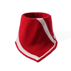 2025年秋季新款拼色针织羊绒脖套时尚休闲通勤百搭，围巾，喜润羊绒