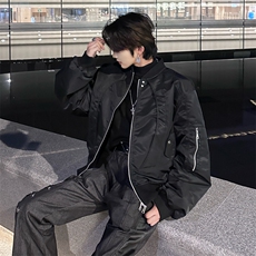 （自家图）面包棉服宽松复古设计感加厚棉衣外套男1521-P145，男装棉衣，星座910-5