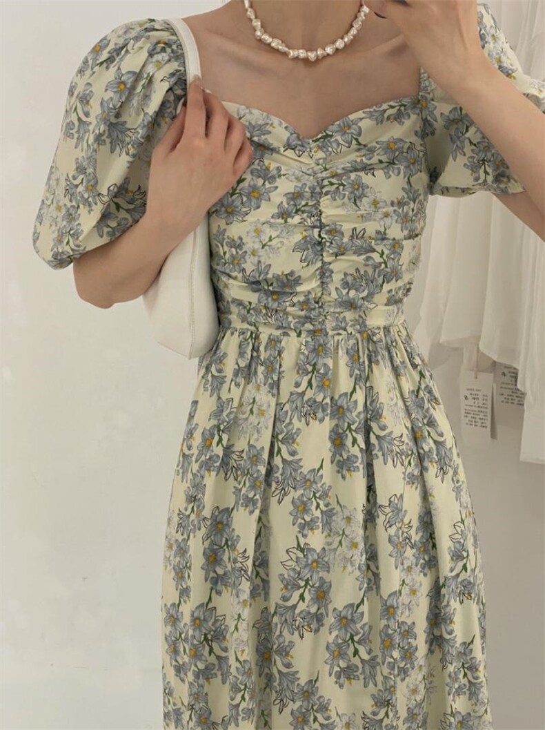 碎花长裙，其它，驿谷