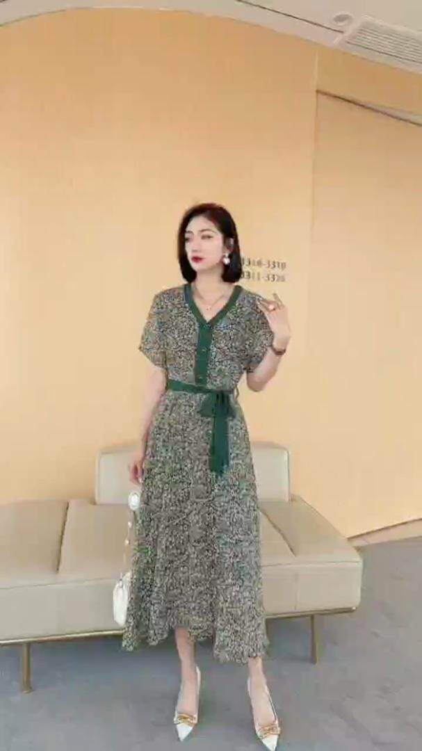 夏季新款连衣裙现货，女装连衣裙，起奢(7F)