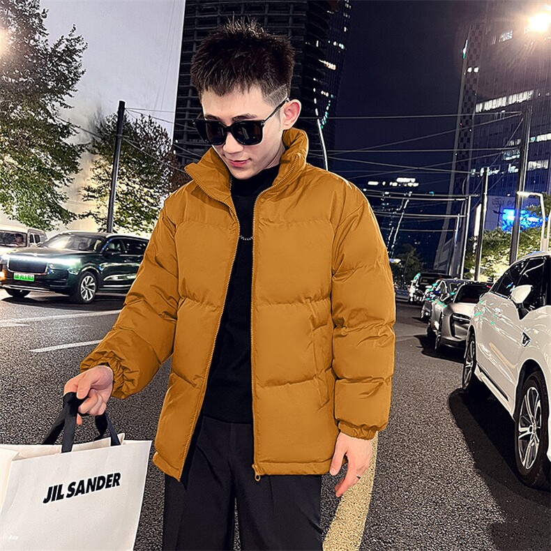 二开光版精神小伙棉衣男棉服潮加厚棉袄A266-P03-P30特批黑色P35图片