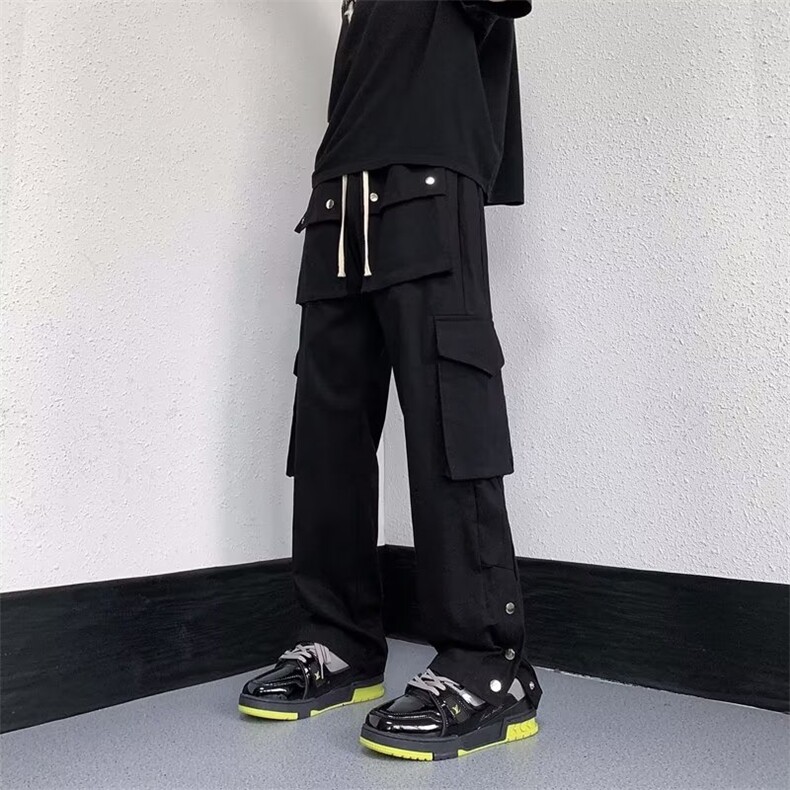 男春夏新款青少年时尚立体口袋工装裤纯棉D341P40,男装休闲裤,星座1116-2