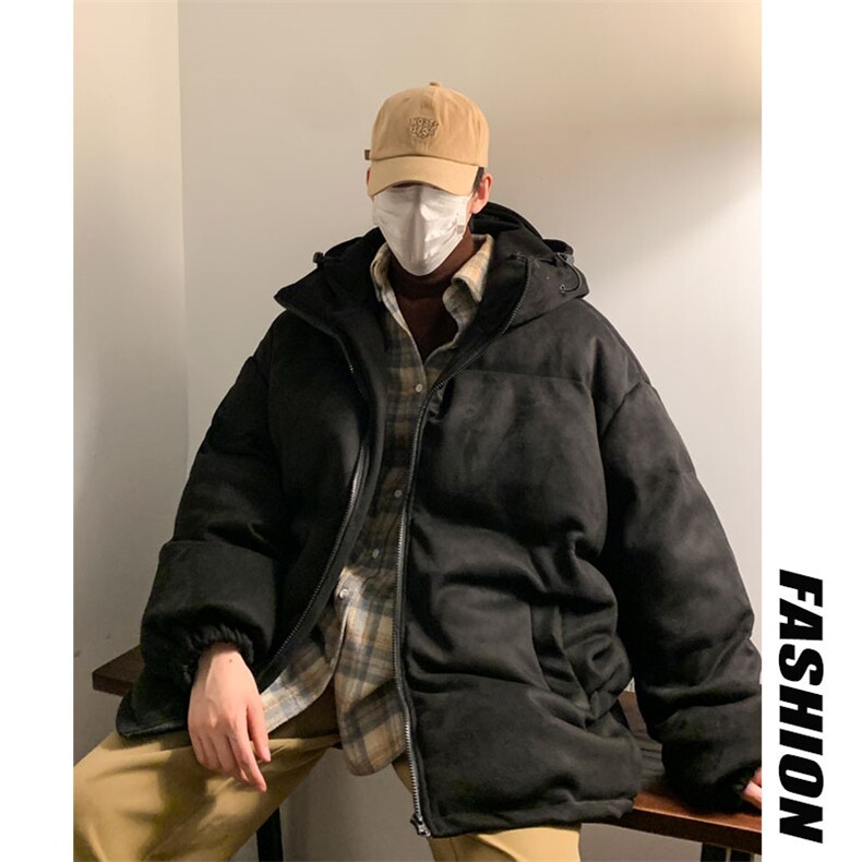 电商DSA028-KBMYD冬季新款麂皮绒立领棉衣男,男装棉衣,电商A028