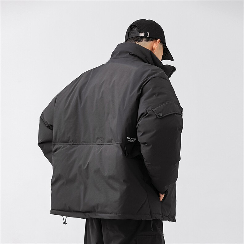 外27-2GANYOU日系纯色大口袋加厚棉服（套装K02）MY02-P195,男装棉衣,新杭派外27-2