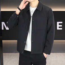 春季夹克男高品质翻领外套型男商务休闲百搭青年外套男N9817-P120，男装夹克，星座310B-3
