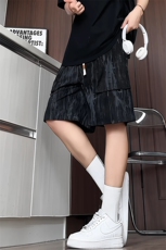 wassuphappy扎染短裤男款夏季潮流宽松大码运动中裤休闲五分裤子，男装牛仔裤，电商A141