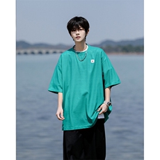 8XL-M重磅！特大码T潮牌上衣男中性华夫格短袖T恤DX304P25控39，男装T恤，电商D206-1