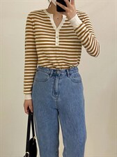 条纹百搭小衫，其它，FMV