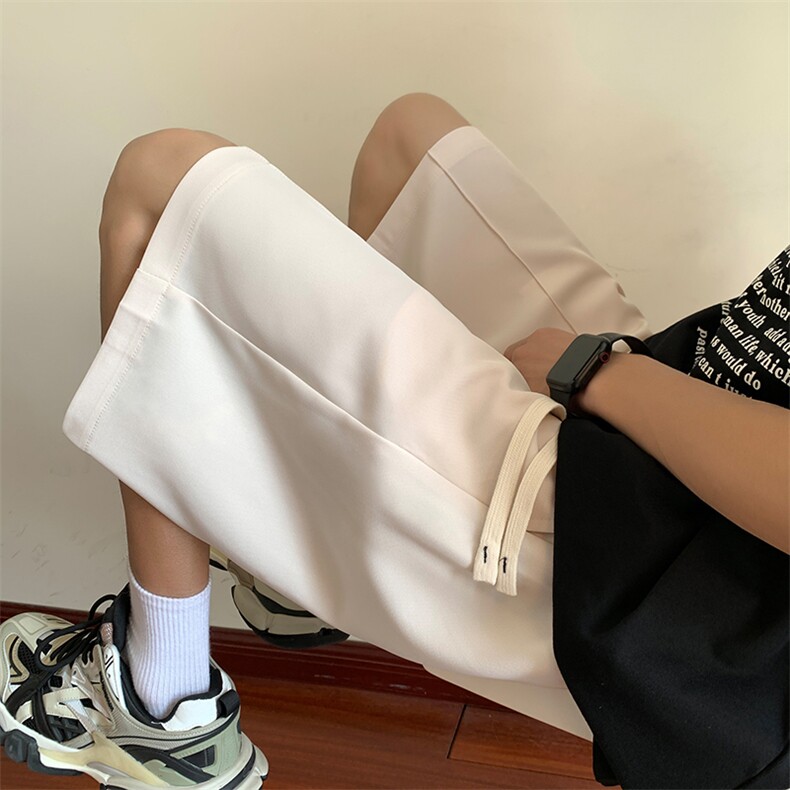 短裤男夏季新款冰丝坠感五分裤中裤DK807-P35,男装休闲裤,星座214-3