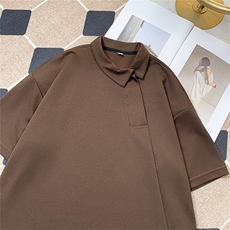 夏季新款纯色上衣纽扣口袋短袖Polo衫CT57P36，男装Polo衫，星座1116-2