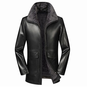 21冬季皮衣男加绒休闲立领夹克冬季加厚加绒男士外套YN2108-P250,男装皮衣,电商B212（原钱塘6029）