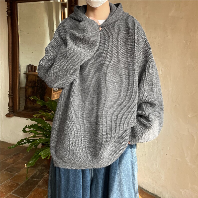 备货几千件重磅连帽毛衣套头针织衫男女同款情侣装M5306-P65,男装针织衫/毛衣,星座1212