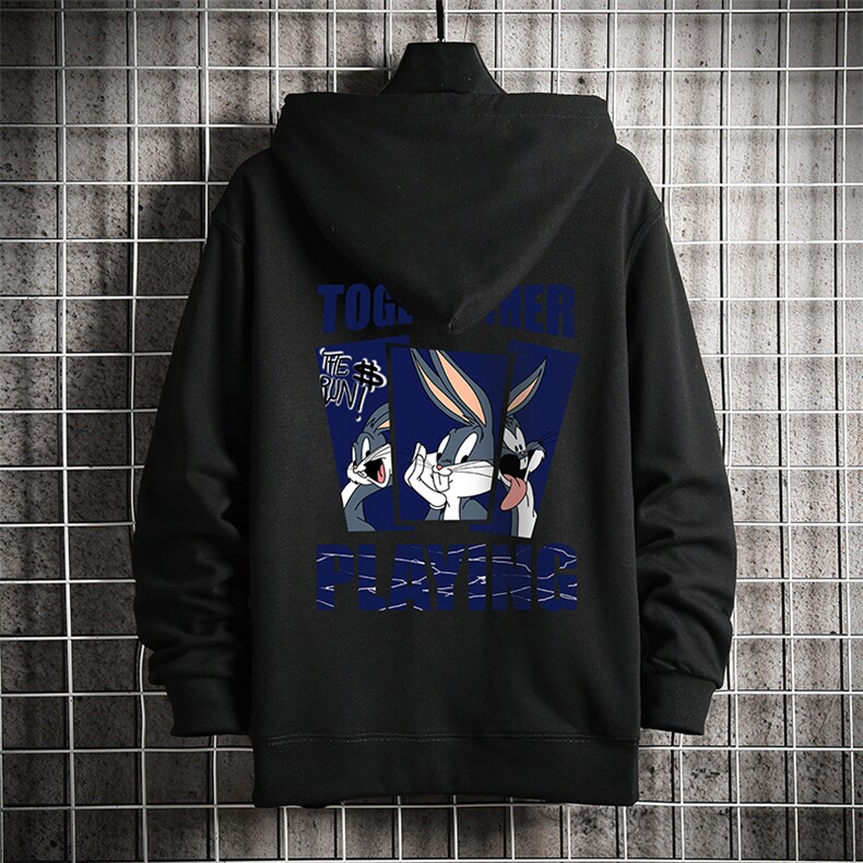 KS21234-P38连帽开衫卫衣男运动外套大码班服网格,男装卫衣,电商A040A