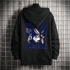KS21234-P38连帽开衫卫衣男运动外套大码班服网格，男装卫衣，电商A040A