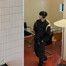 816B-JK126-P110早春机车痞帅夹克休闲外套，男装夹克，星座816B
