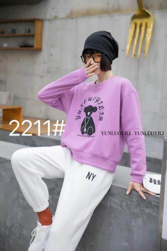 2021春季新款卫衣，女装卫衣/绒衫，云落伊里