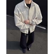 26春装新款美拉德立领飞行夹克boxy廓形休闲百搭外套上衣JK6500，男装夹克，电商A486