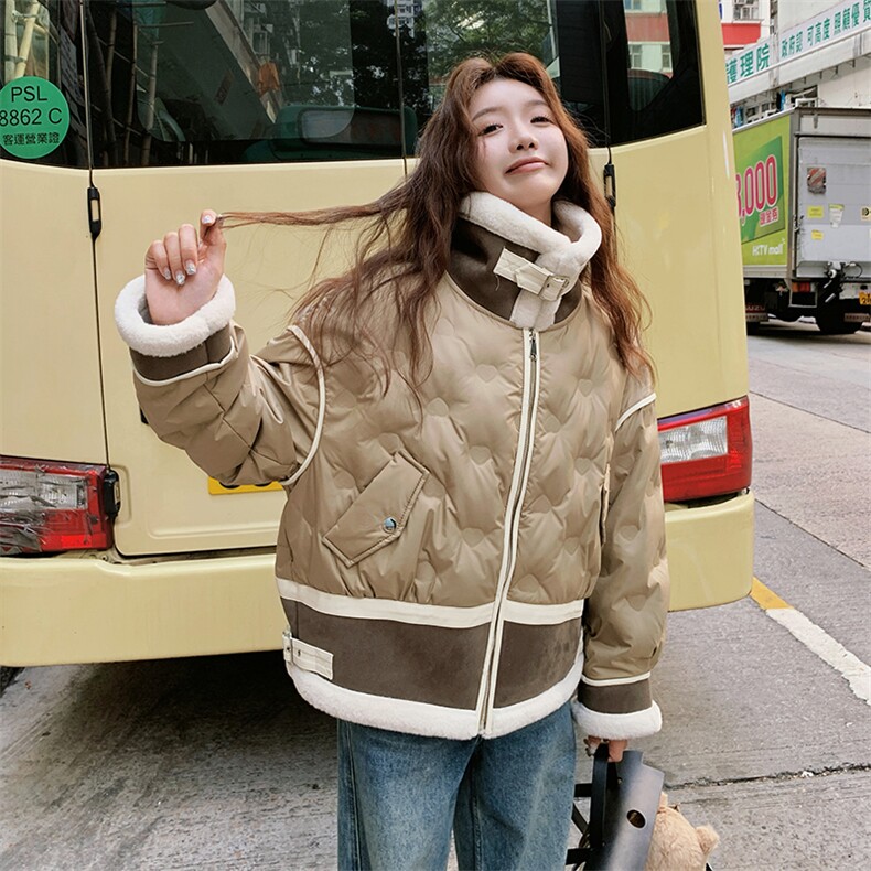 小众设计感羽绒服女短款2025冬季新款加厚减龄小个子90白鸭绒外套图片