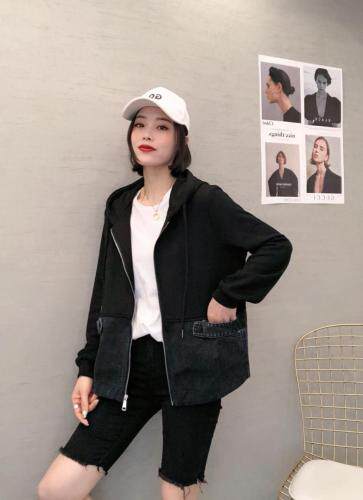 春装新款休闲牛仔外套，女装，依伊贝诺