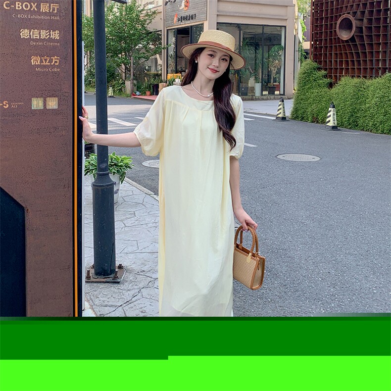《现货新品》法式灯笼袖个性时尚连衣裙,女装连衣裙,MQ