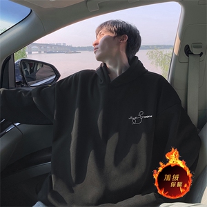抖音得物供货 可提供视频 秋冬重磅美式宽松连帽卫衣WKD32图片