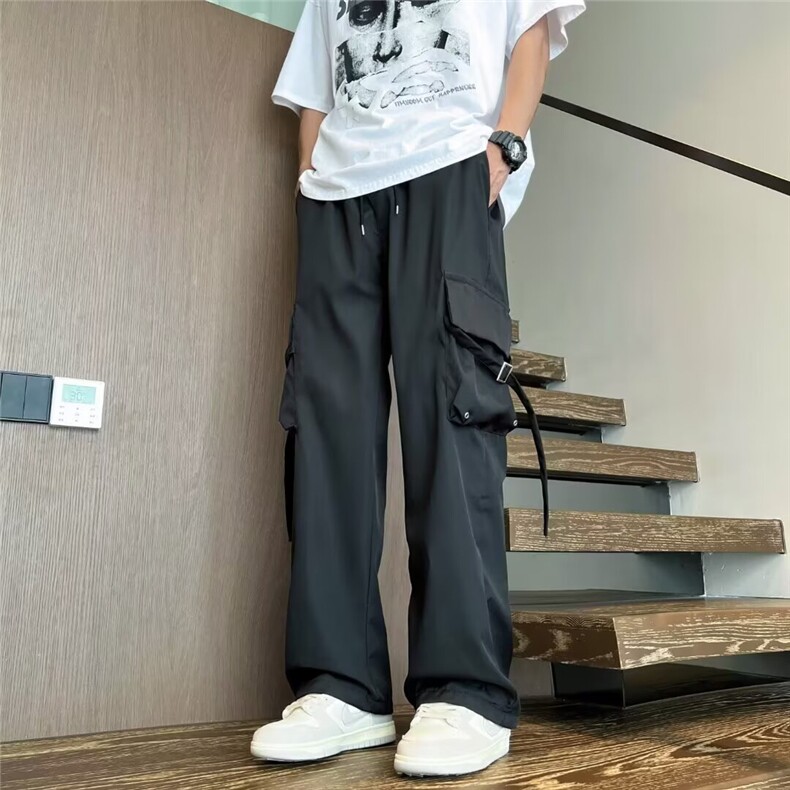 V164-P36大口袋伐木工装裤夏季新款文艺无品牌原宿潮流,男装工装外套,星座911-1