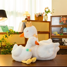 云酷毛绒玩具 抱枕天鹅（有版权）