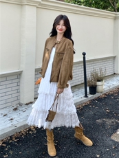 短外套女2025秋冬新款女装风衣外套，女装短外套，慧尚2-185