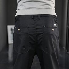 2021新款潮男休闲裤男季冬束脚裤工装宽松长裤子K702-P45，男装休闲裤，星座610（原A335）
