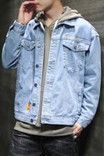 工装牛仔上衣外套男士夹克韩版潮流2021新款DS490T，男装夹克，电商A102