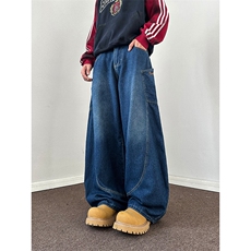 903-AK8013-特P-55【S-3XL】大弯刀牛仔裤！2，男装牛仔裤，星座903