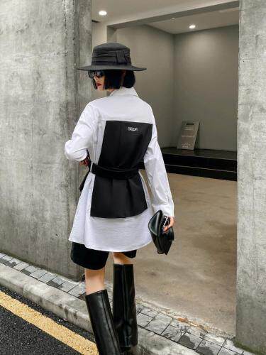 【现货】秋装新款，假两件衬衣外套，其它，哥卓