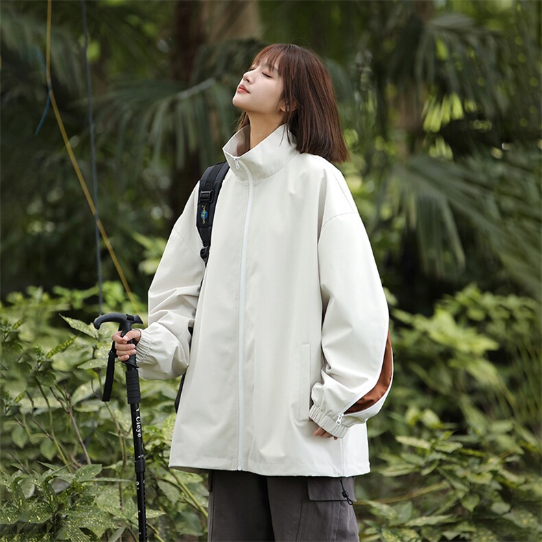 815A-MJ78612-58特秋冬拼接立领服外套夹克潮牌冲锋衣服,男装夹克,星座815A