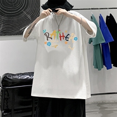 纯棉短袖t恤男大码半袖打底衫宽松体恤衫DX17301-P20大皂风，男装T恤，电商A040