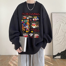 半高领毛衣男士大码针织衫男毛线衣男M18311-P45加绒款-P65，男装针织衫/毛衣，电商A040