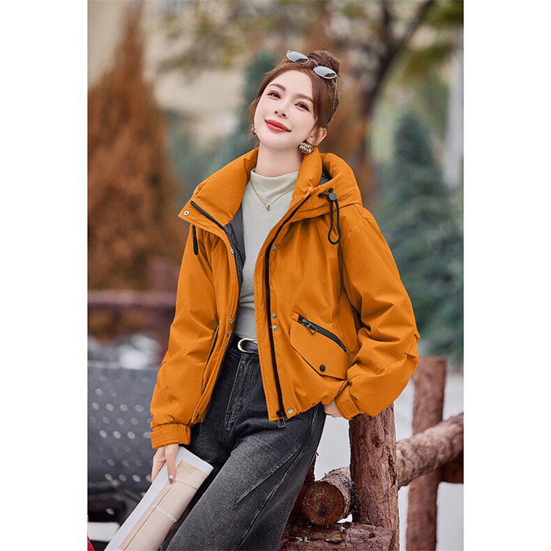现货，白鸭绒冲风衣外套2024新款,女装羽绒服,米雪儿