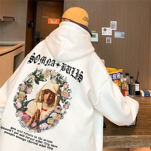直播360克重磅美式潮牌印花卫衣Y137特P35 同步供应华棉品质图片