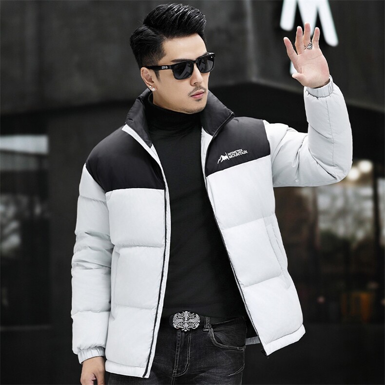 B2366钱塘2020-3时尚休闲厚款百搭新款冬季中年男士羽绒服P170,男装羽绒服,钱塘207-3
