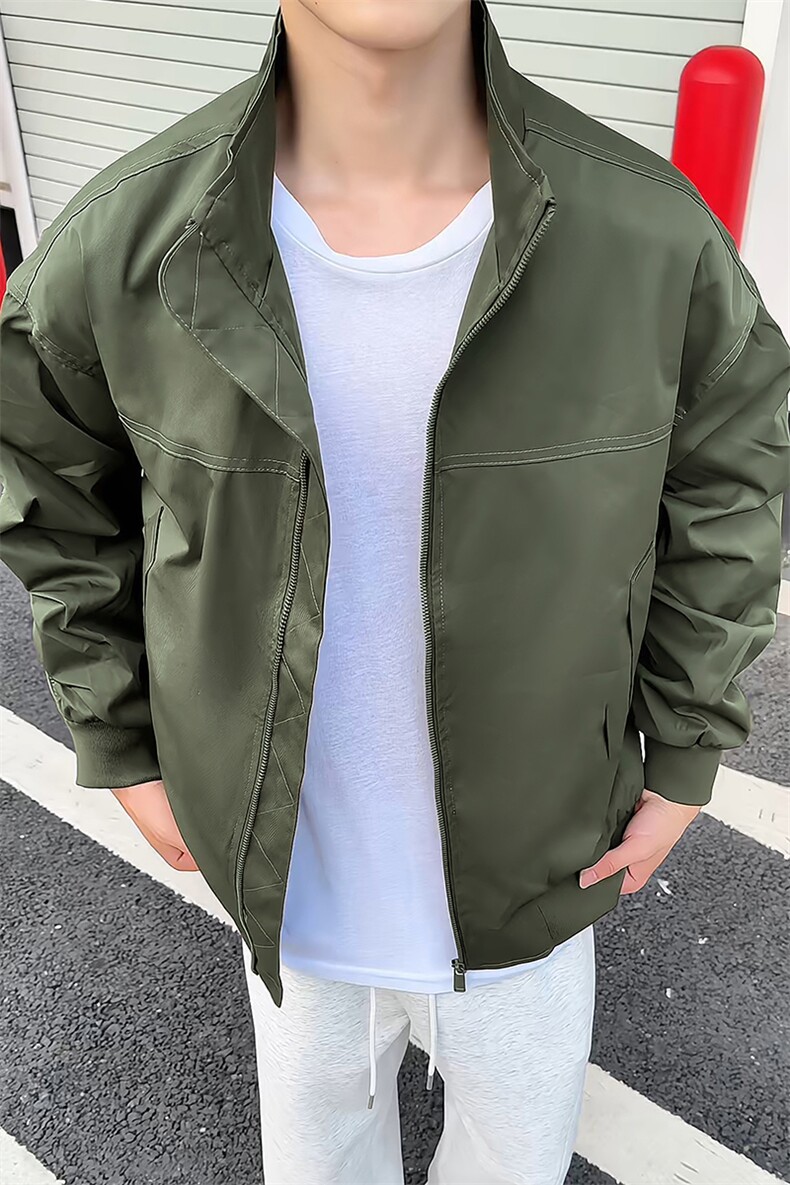 现货10w件大码哈灵顿三防宽松夹克外套J5296特P35J5296加棉特P35,男装夹克,电商A001-1