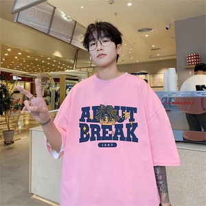 潮纯棉220克T4313P23直播抖音得物重磅短袖T恤280克TB4313批28图片
