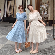 2021夏装新款长款闺蜜连衣裙浙宝012-Q536，女装连衣裙，金十上