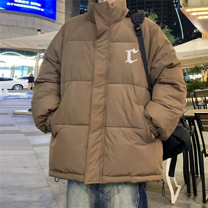 特批港风夜景时尚字母印花翻领棉衣 A247-MY6370 特批80控138图片