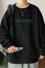 华夫格！2023春季新款男士圆领卫衣简约长袖上衣HWY08P30，男装卫衣，电商B220