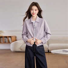 现货BAO款海宁皮衣外套女款2026新款短款春秋高级感小个子皮夹克，女装皮衣，江南女神