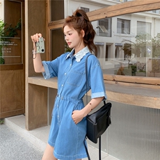 牛仔连体裙2C323P135-188，女装连衣裙，2C323