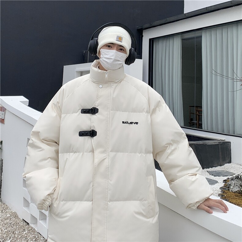 美式高阶防水棉衣青春校园情侣棉袄立领潮牌飞机扣,男装棉衣,星座907